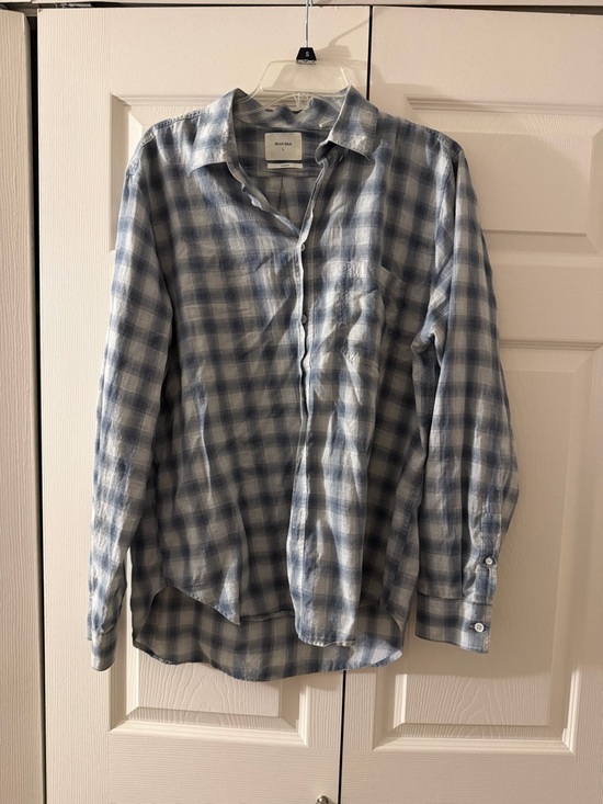 Billy Reid Other - Billy Reid Casual Blue Plaid Button-Up Shirt size large cotton collared
